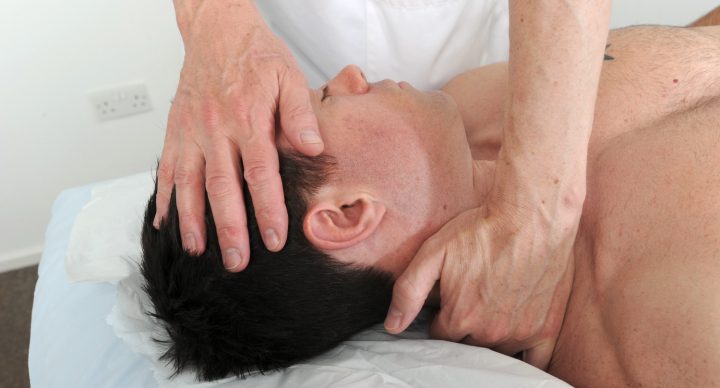 relaxing neck massage
